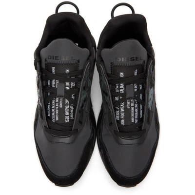 Shop Diesel Black S-serendipity Lc Sneakers In H1572 Black