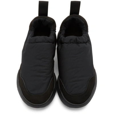Shop Stella Mccartney Black New Loop Sneakers In 1073 Deepbl