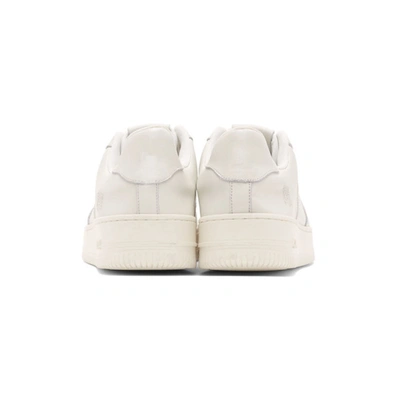 Shop 424 Off-white Distressed Sneakers