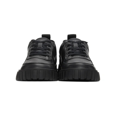 Shop Diesel Black S-rua Low Sneakers In T8013 Blk