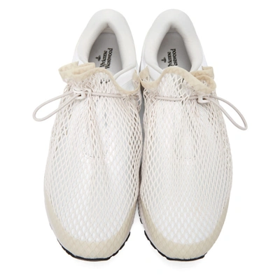 Shop Vivienne Westwood White And Beige Asics Edition Gel-kayano 26 Sneakers In Birch/white