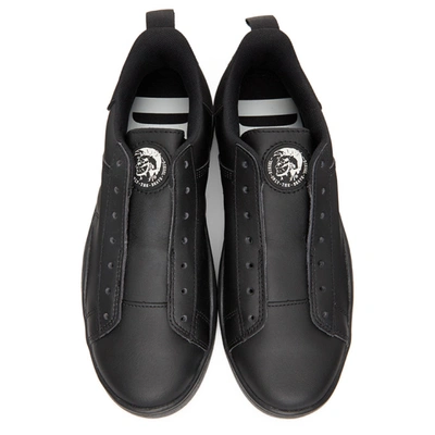 Shop Diesel Black S-clever So Sneakers In H1669 Black