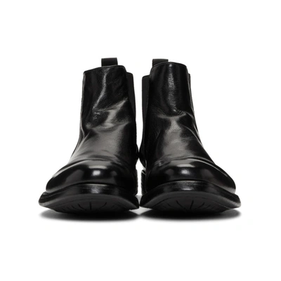 Shop Officine Creative Black Hive 007 Chelsea Boots