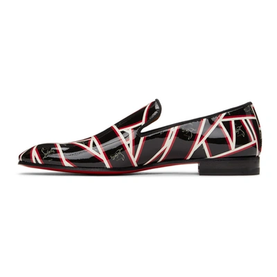 Shop Christian Louboutin Black Dandelion Loafers In M024 Multi