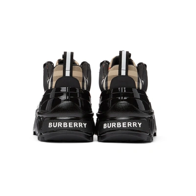 Shop Burberry Beige Arthur Chunky Sneakers In Archive Bei