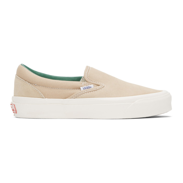 vans beige slip on vans beige slip on
