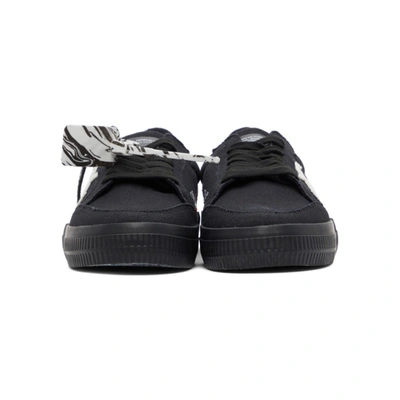 Shop Off-white Black Vulcanized Low Sneakers In Black White