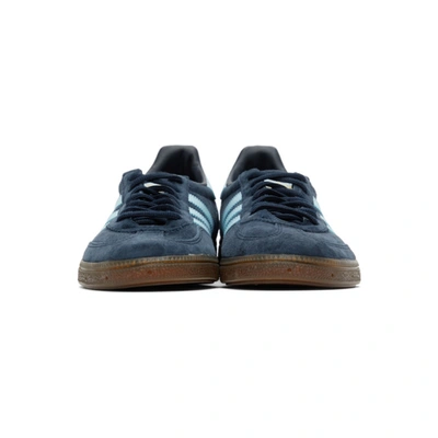 Adidas Originals Handball Spezial Leather-trimmed Suede Sneakers Blue | ModeSens