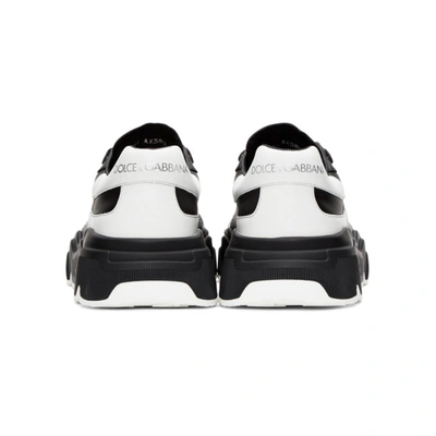 Shop Dolce & Gabbana Dolce And Gabbana Black And White Daymaster Sneakers In 89690 Nero