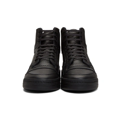 Shop Saint Laurent Black Sl24 Sneakers In 1000 Nero