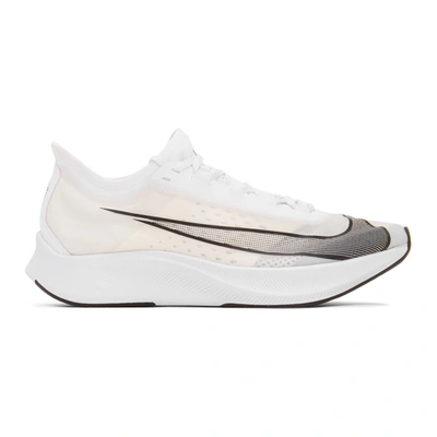 Nike Zoom Fly 3 Vaporweave Running Sneakers In White | ModeSens