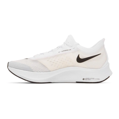 Shop Nike White And Black Zoom Fly 3 Sneakers In 100 White/b