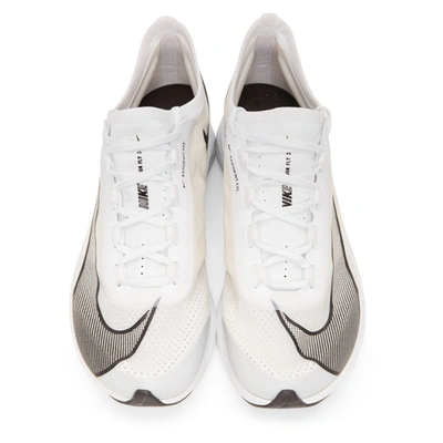 Shop Nike White And Black Zoom Fly 3 Sneakers In 100 White/b