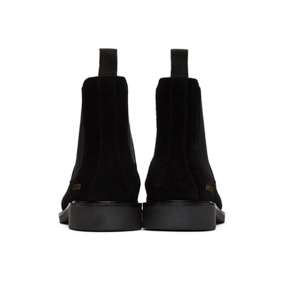 Shop Axel Arigato Black Suede Chelsea Boots