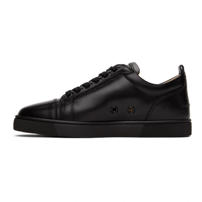 Shop Christian Louboutin Black Louis Junior Sneakers In Cm53 Black