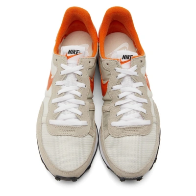 Shop Nike Taupe & Orange Challenger Og Sneakers In 004 Bon/wht
