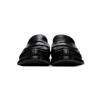 Shop Officine Creative Black Vine 1 Loafers In Nero 1000