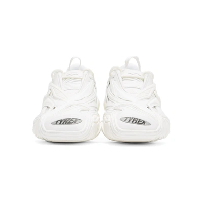 Shop Balenciaga White Tyrex Sneaker In 9000white