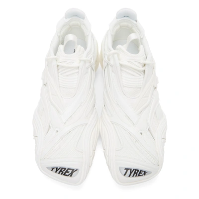 Shop Balenciaga White Tyrex Sneaker In 9000white