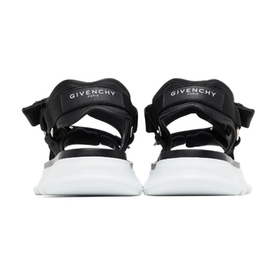 Shop Givenchy Black Spectre Sandals In 001-black