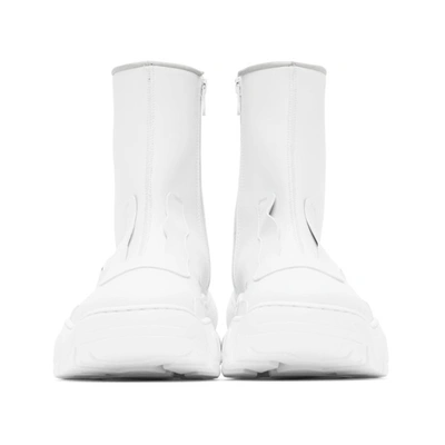 Shop Rombaut White Boccaccio Ii Lite Chelsea Boots