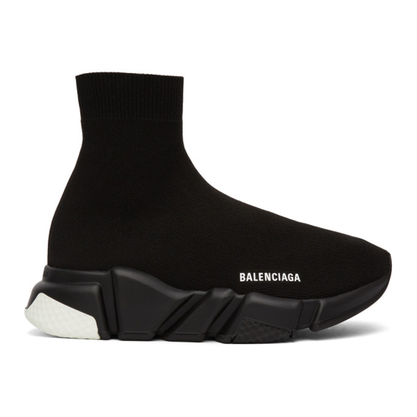 balenciaga black speed sneakers