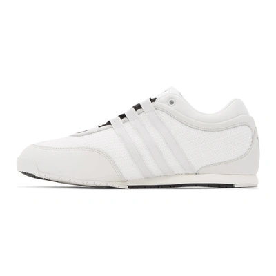 Shop Y-3 White Boxing Sneakers In Wht/blk