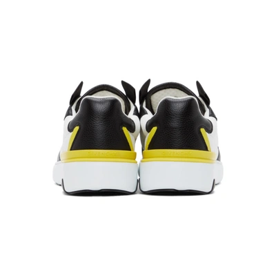 Shop Givenchy White & Black Wing Sneakers In 991-black/w