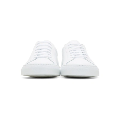 Shop Common Projects White Original Achilles Low Sneakers In 0506 White