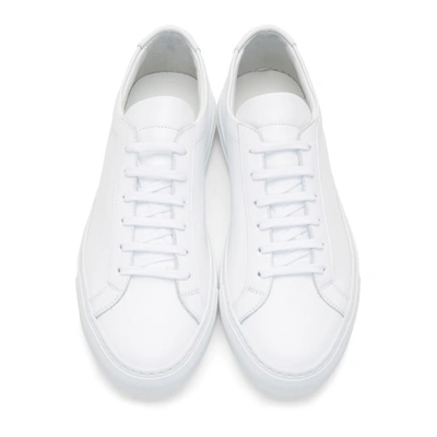 Shop Common Projects White Original Achilles Low Sneakers In 0506 White