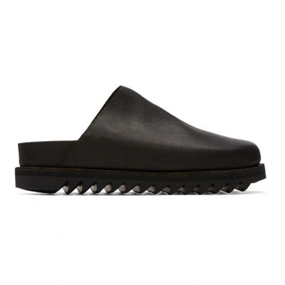 Shop Guidi Black Calfskin Slip-on Loafers In Blkt
