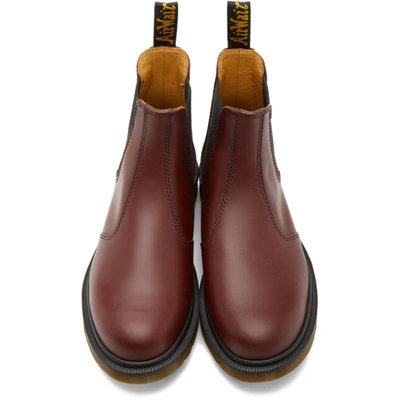 Shop Dr. Martens Red 2976 Chelsea Boots In Cherry Red