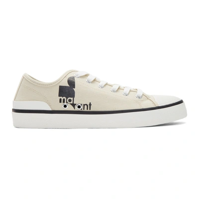 Shop Isabel Marant Off-white Binkooh Sneakers In 20ck Chalk