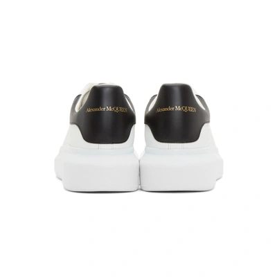Shop Alexander Mcqueen White & Black Oversized Sneakers In 9061 White