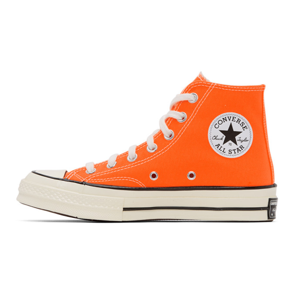 high top converse orange