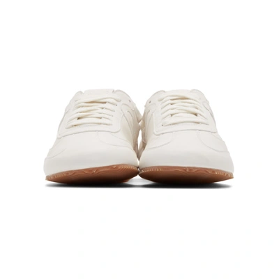 Shop Loewe White Ballet Runner Sneakers In 2100 White