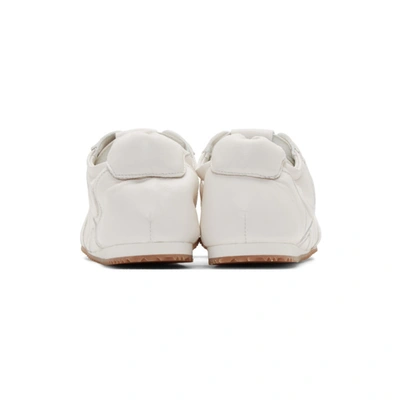 Shop Loewe White Ballet Runner Sneakers In 2100 White