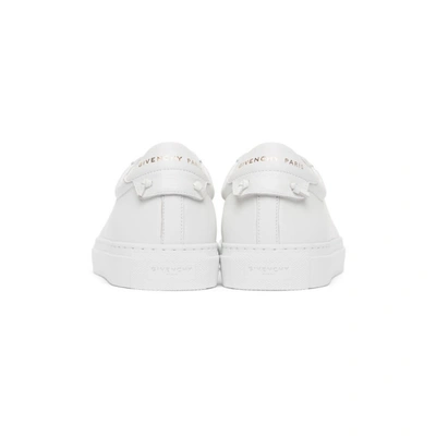 Shop Givenchy White Urban Knots Sneakers In 100 White