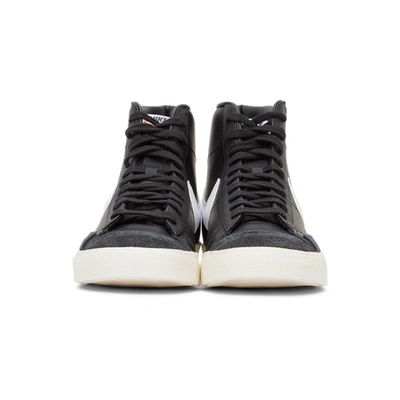 Shop Nike Black Blazer Mid '77 Vintage Sneakers In 002 Black/s