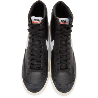 Shop Nike Black Blazer Mid '77 Vintage Sneakers In 002 Black/s