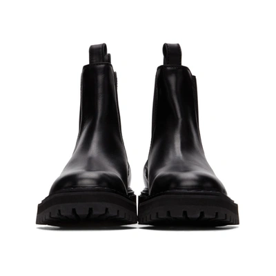 Shop Officine Creative Black Pistols 3 Chelsea Boots In Nero 1000