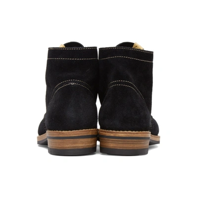 Shop Visvim Black Brigadier Folk Boots