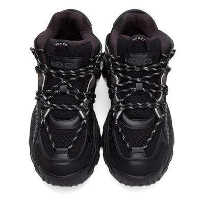 Shop Kenzo Black Inka Sneakers In 99 Black