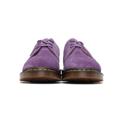 DR. MARTENS 紫色 C.F. STEAD 1461 英产绒面革德比鞋