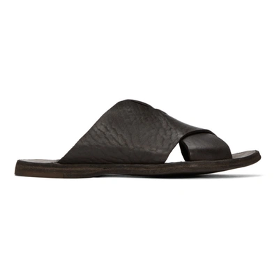 Shop Officine Creative Brown Kimolos 15 Sandals In Tmoro