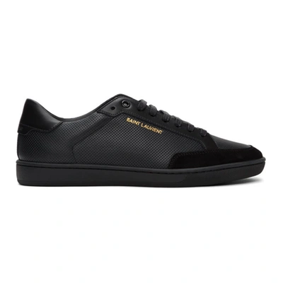 SAINT LAURENT 黑色 COURT CLASSIC SL/10 运动鞋