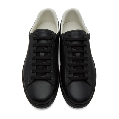 Shop Gucci Black Gg Ace Sneakers In 1069 Black