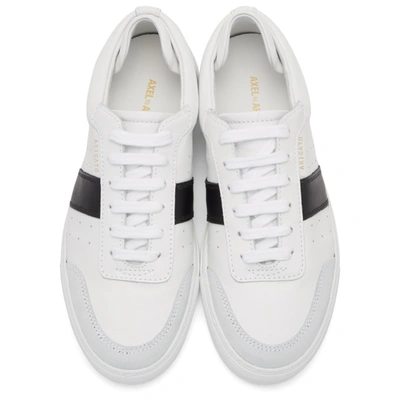 Shop Axel Arigato White And Black Dunk Sneakers In Whiteblk