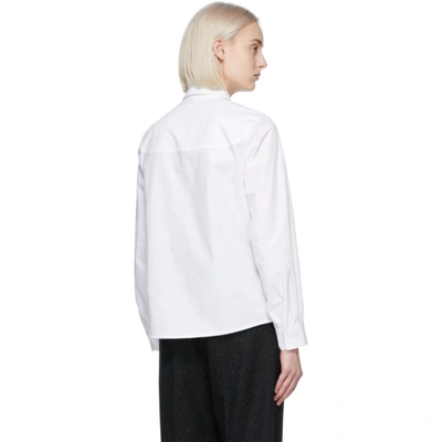 Shop Apc White Pascale Shirt In Aab White