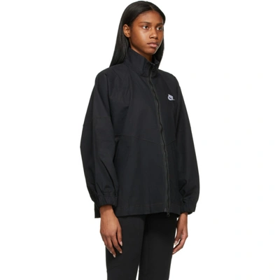 Shop Nike Black Woven Sportswear Jacket In 010 Black